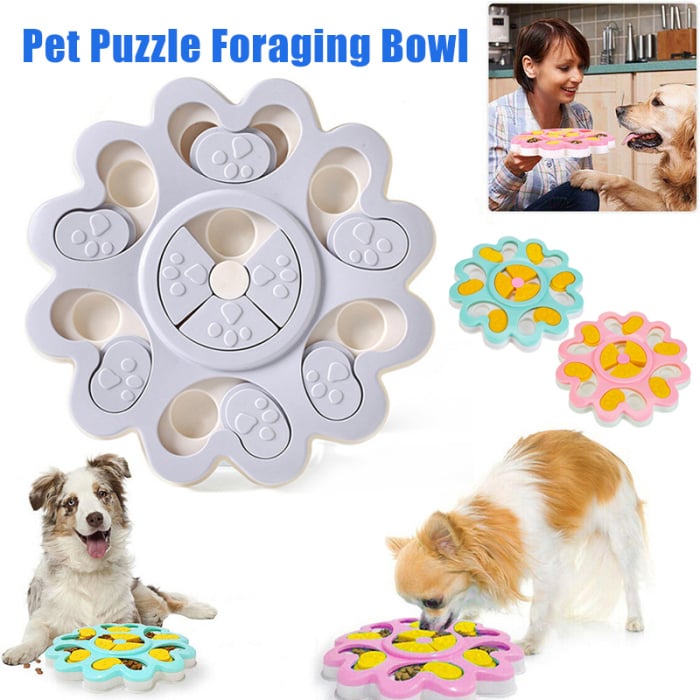 Petal Puzzle Slow Feeder Bowl for Puppies