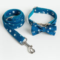 Dog Collar Leash and Bow Set — XS to XL