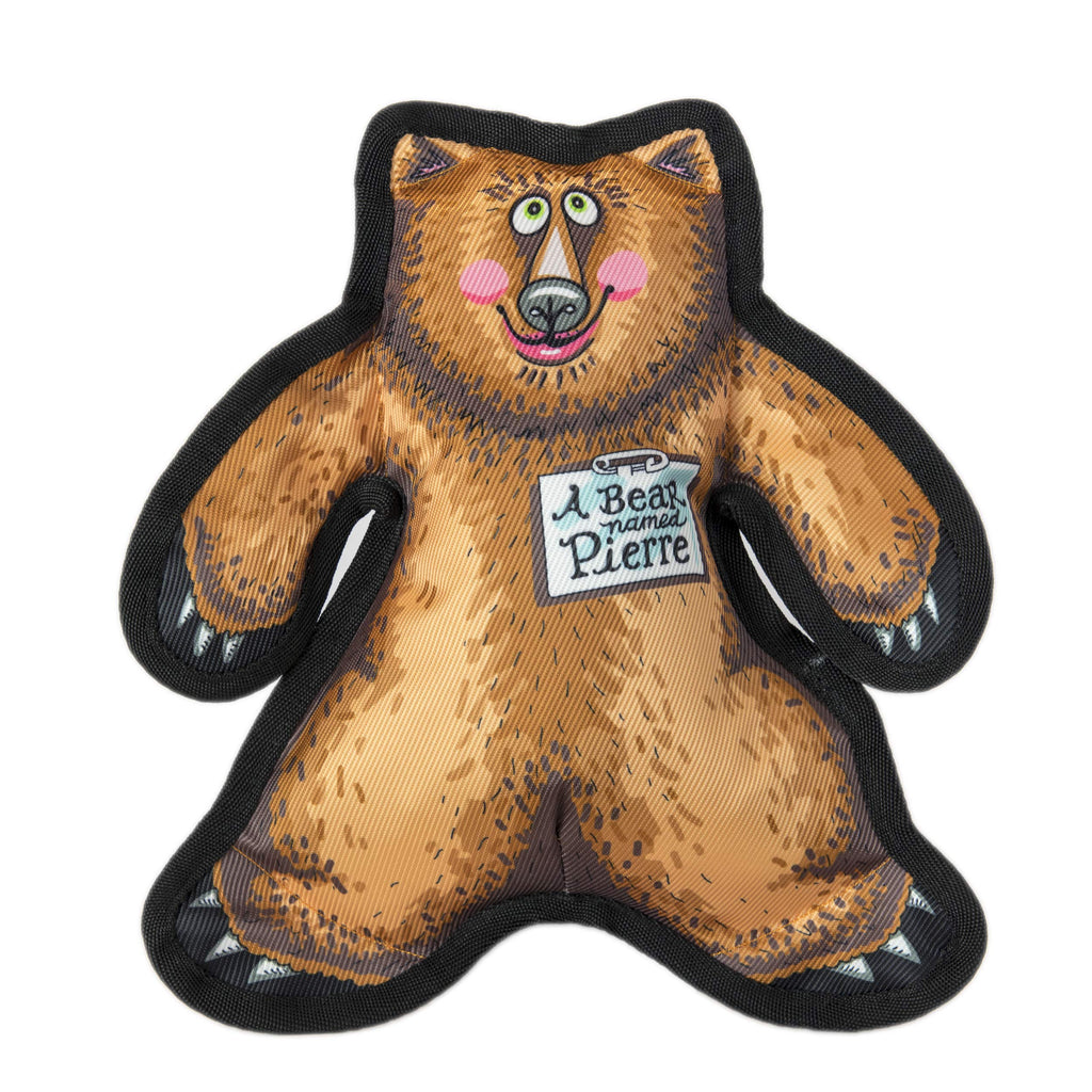 Rugged Squeaky Bear Dog Chew Toy — 9 Inch