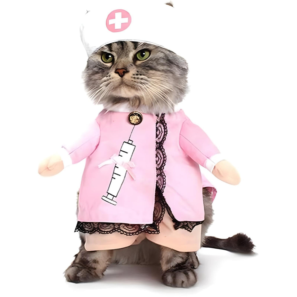 Nurse Halloween Costume for Dogs & Cats
