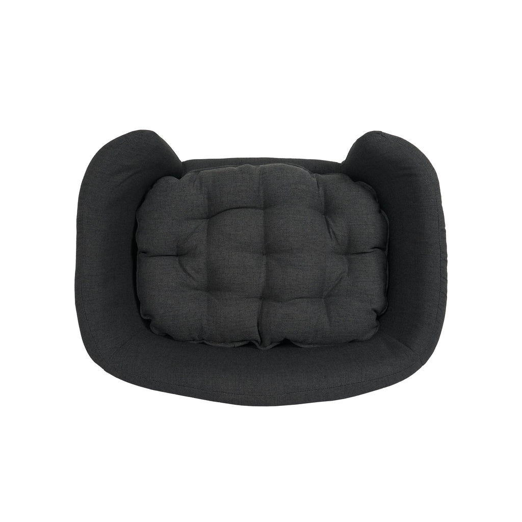 Mid-Century Style Dog Bed with Birch Wood Legs