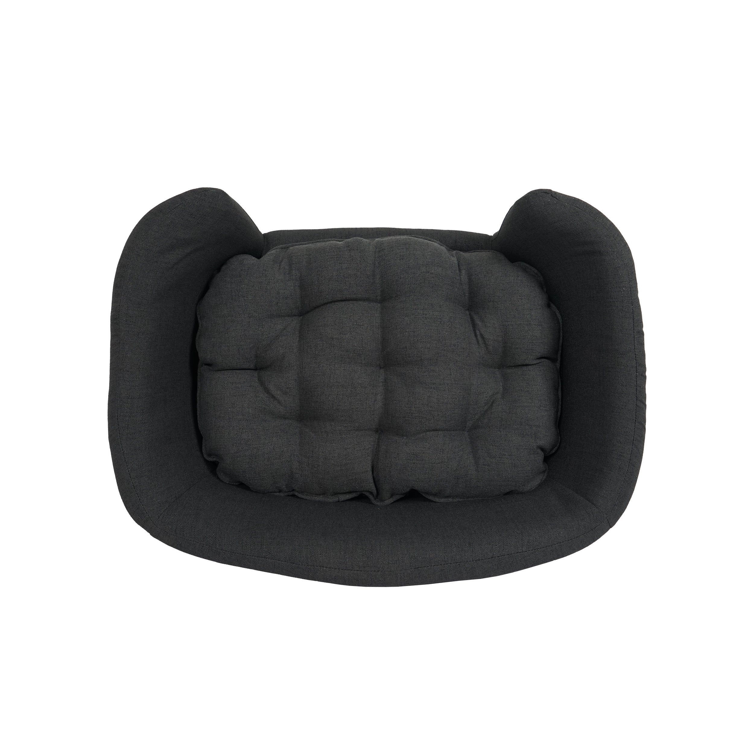 Mid-Century Style Dog Bed with Birch Wood Legs
