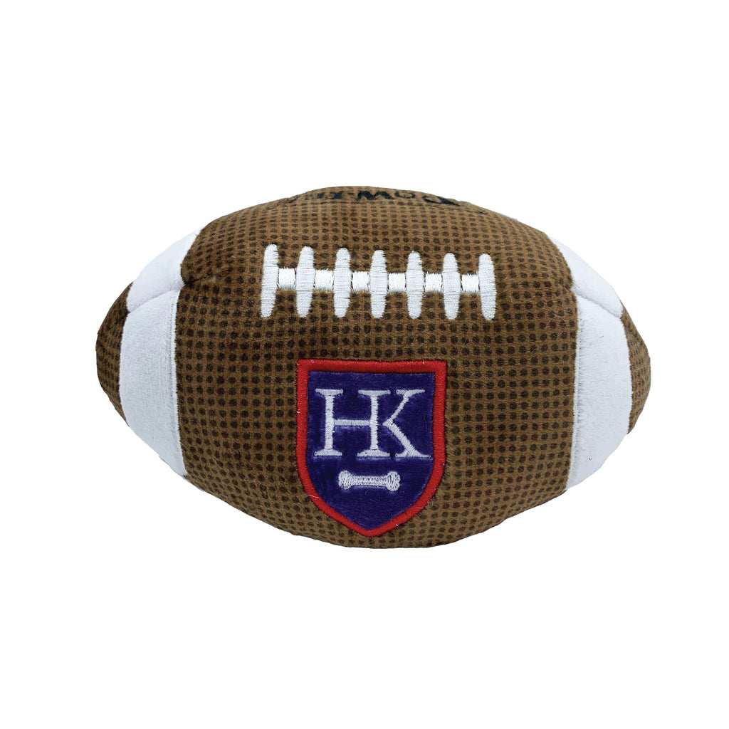 Power Plush Squeaky Football Dog Toy