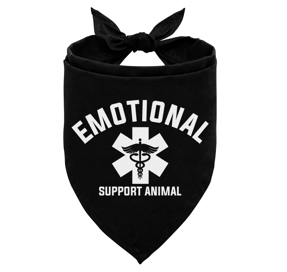 Emotional Support Animal Dog Bandana Scarf