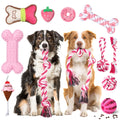12-Piece Chew & Rope Dog Toy Set for Large Breeds