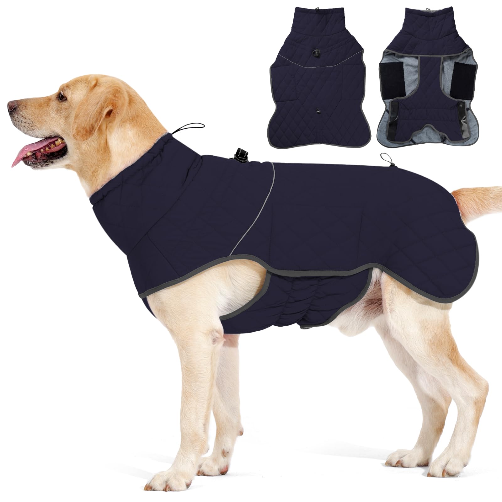 Windproof Waterproof Fleece Dog Winter Jacket