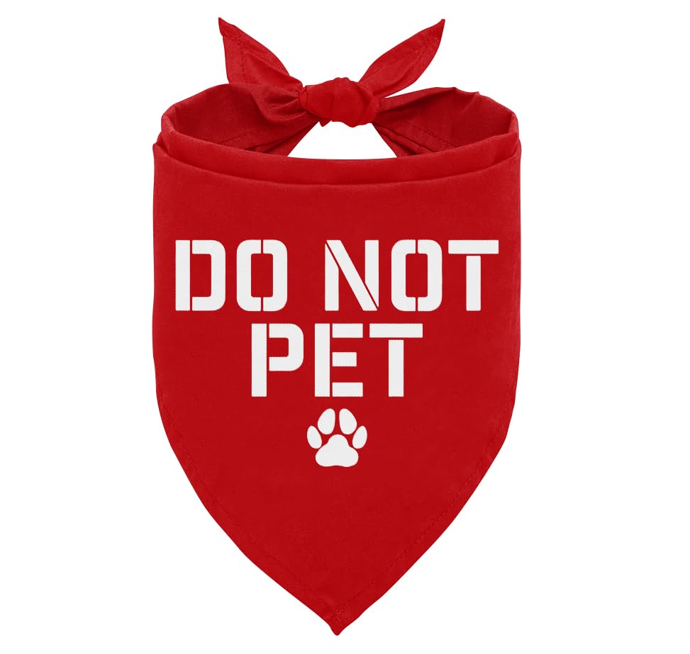 Do Not Pet Service Dog Bandana Vest