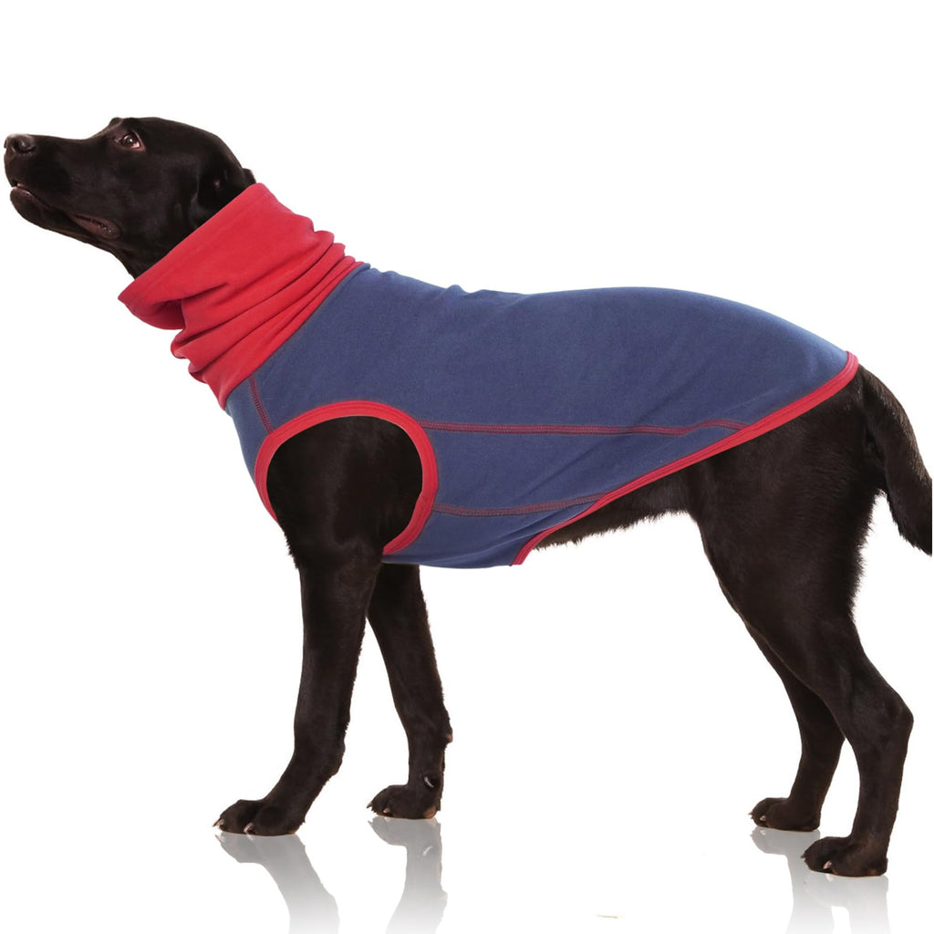 Turtleneck Fleece Dog Pullover — XS to 3XL