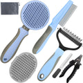 7-Piece Complete Dog Grooming Kit with Bag