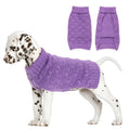 Thick Cable-Knit Dog Sweater — XS to 2XL